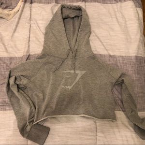 GYMSHARK CROPPED HOODIE
